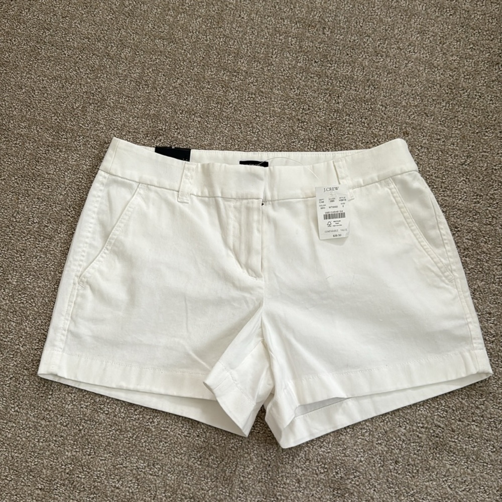 J. Crew White Shorts *NEW WITH TAGS*